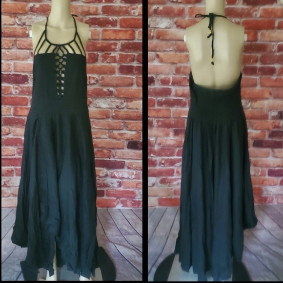 City Chic Black Maxi Dress 12 NWT - Picture 2 of 3